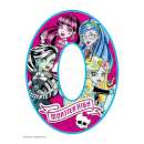 Monster High Number 0 Edible Icing Image